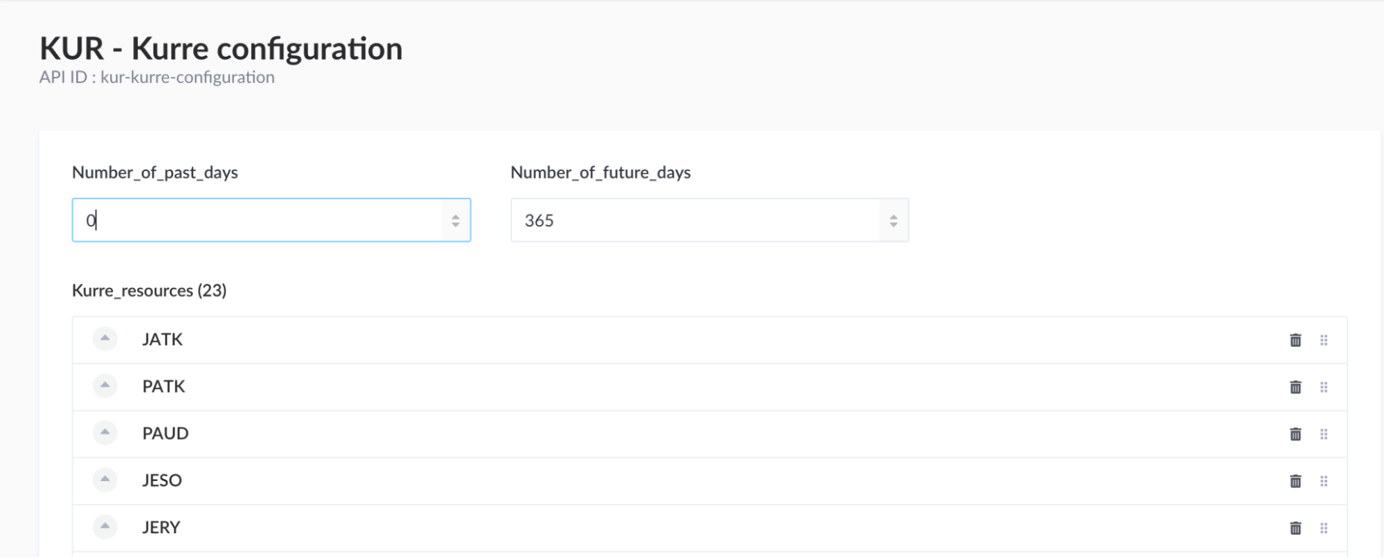 Kurre-integration details in CMS